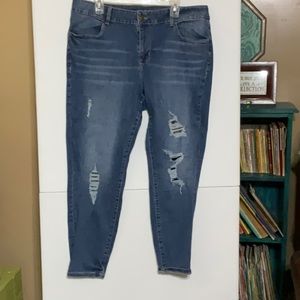 Maurice’s Destroyed Stretch Jeans